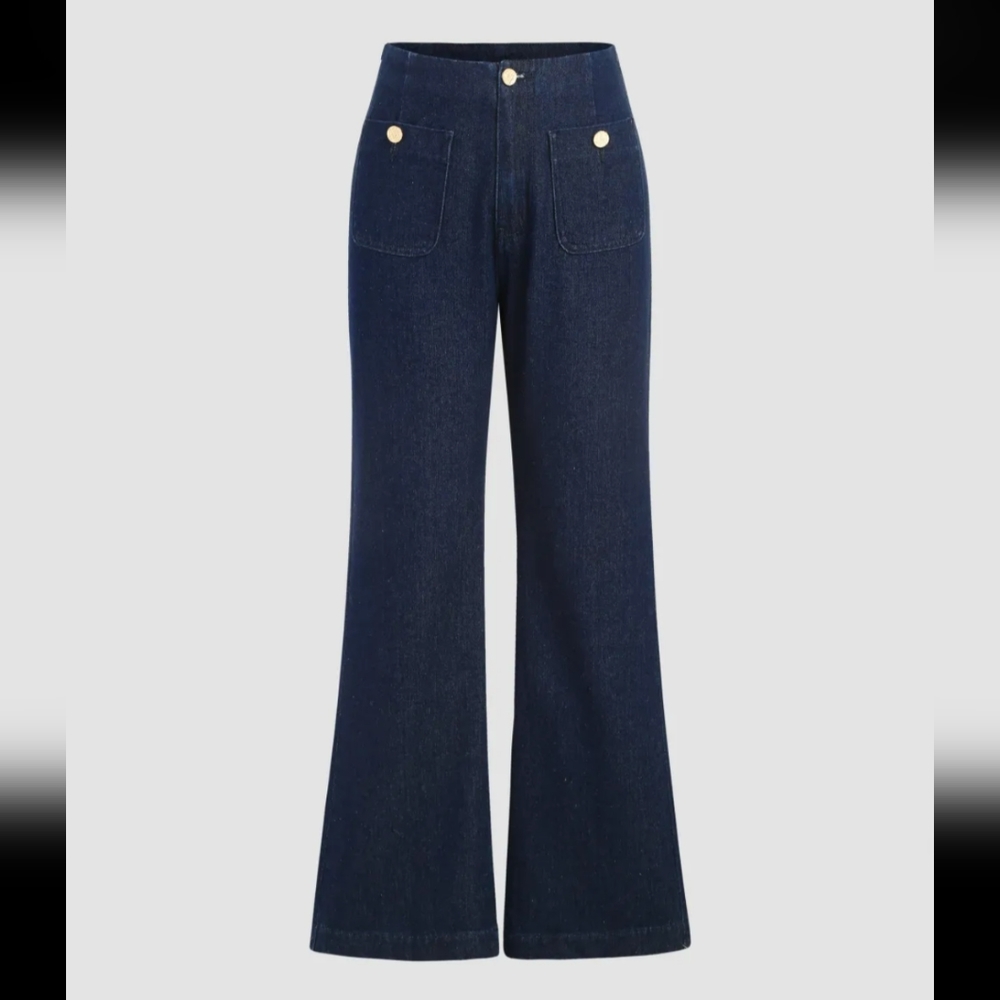 NEW dark blue jeans